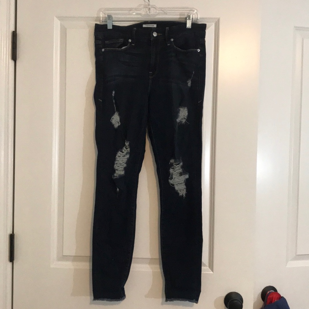 Good American ripped jeans